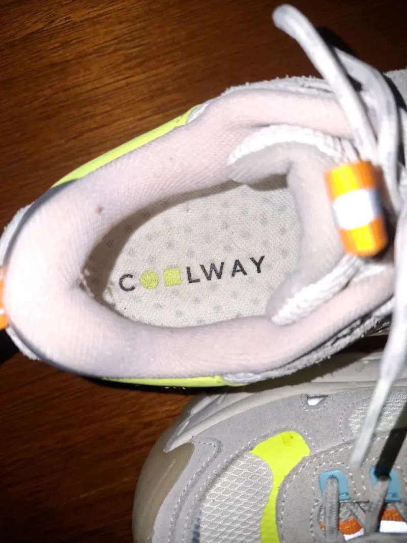 Zapatillas deportivas Coolway gris y verde - 5