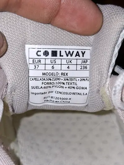 Zapatillas deportivas Coolway gris y verde - miniatura 6