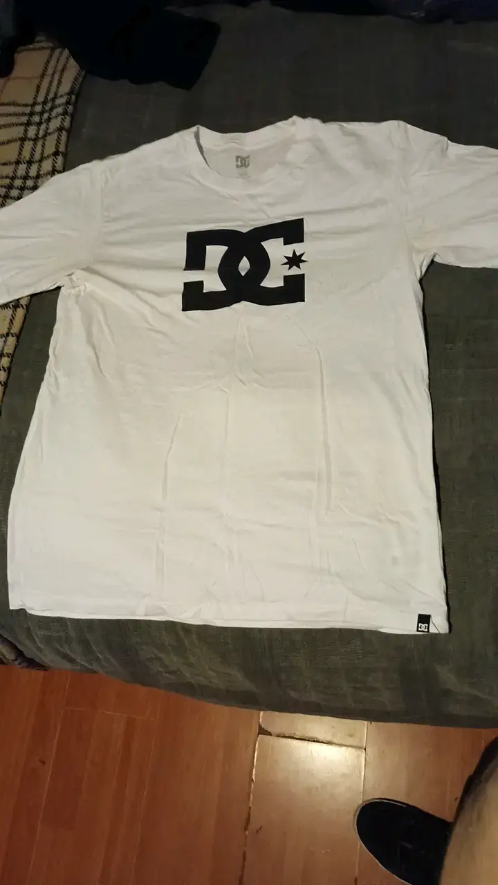 Polera blanca DC Shoes de algodón