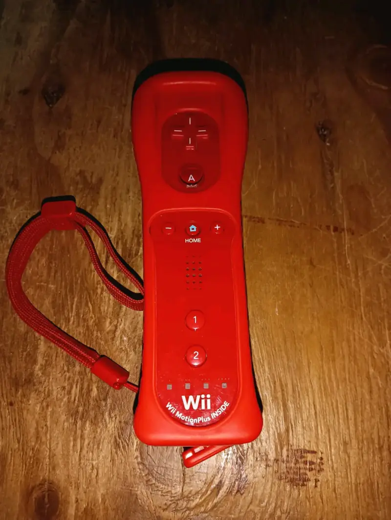 Control remoto Wii MotionPlus rojo