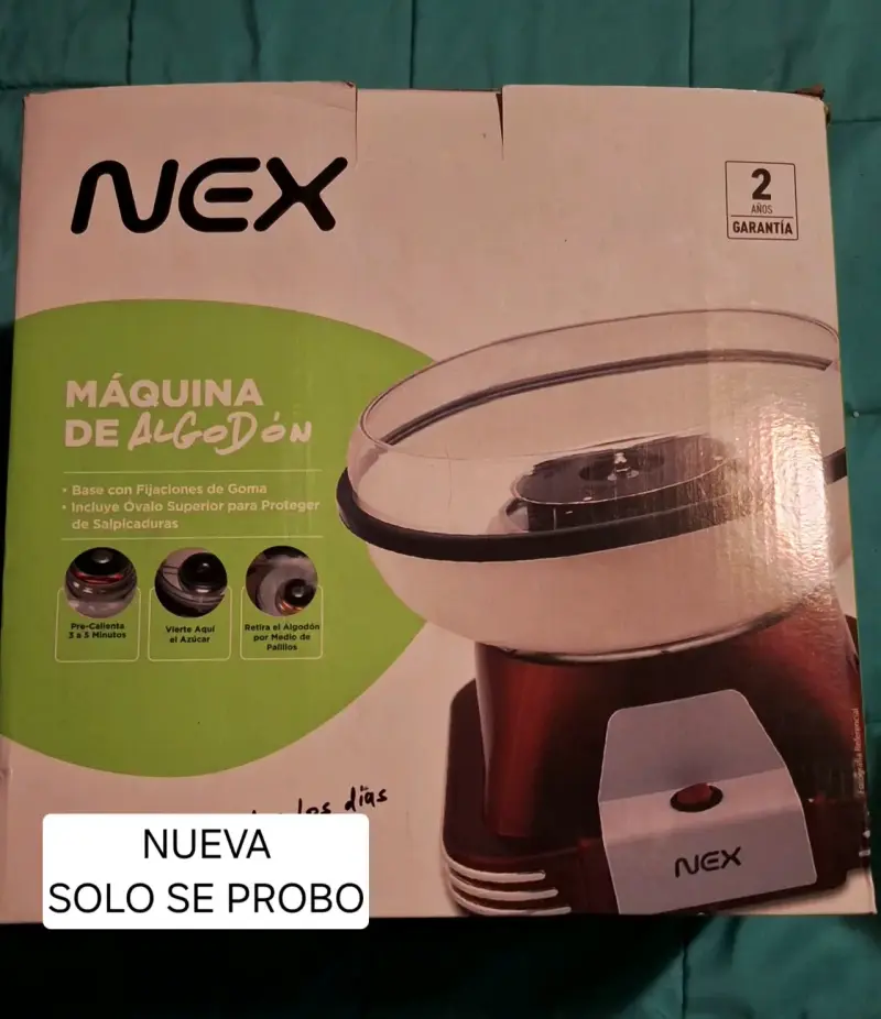 Máquina de Algodón de Azúcar Nex Roja - 2