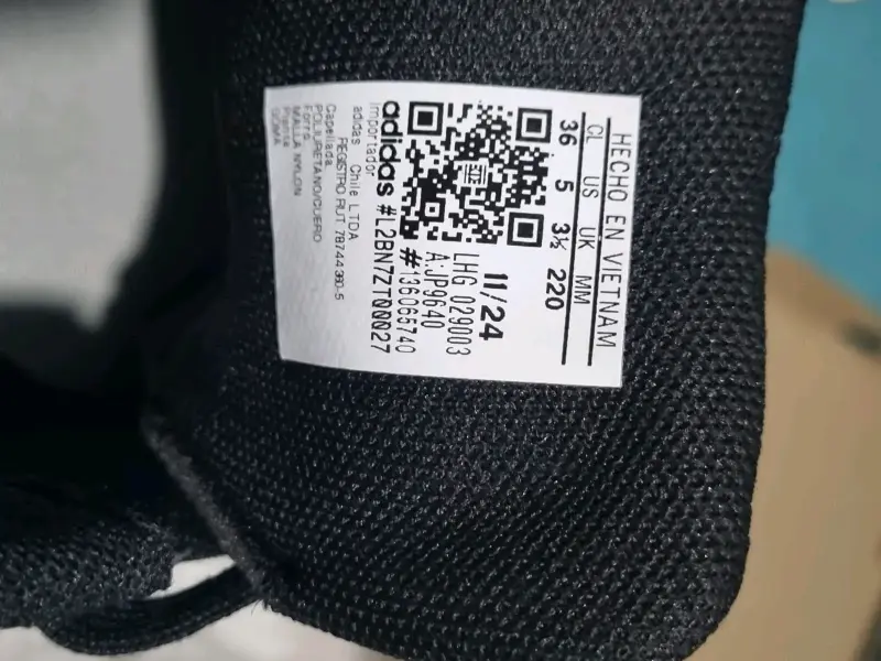 Zapatillas deportivas negras Adidas talla 36 - 3