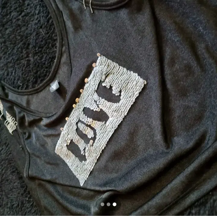 Crop top con lentejuelas JJO - 2