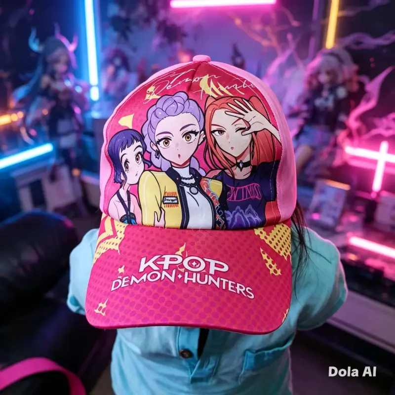 Gorra K-Pop Demon Hunters con diseño animado - 4