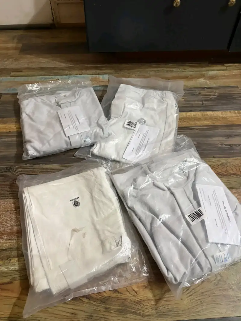 Traje pantalón cHaqueta cuero soldador talla XL - 4