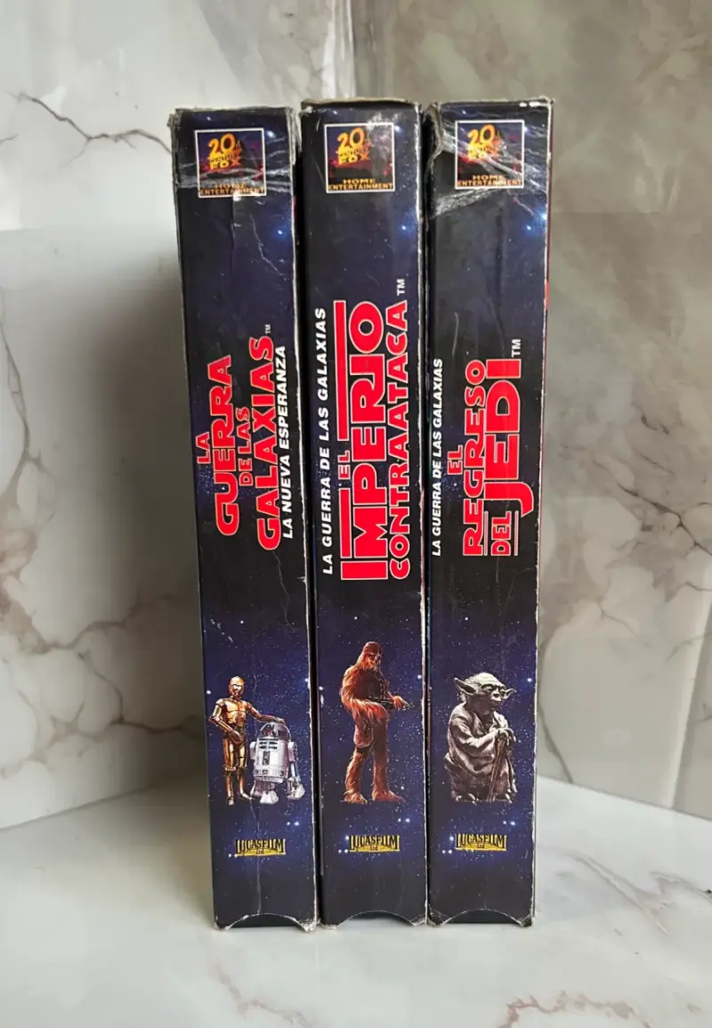 Trilogía VHS Star Wars Edición Especial - 5
