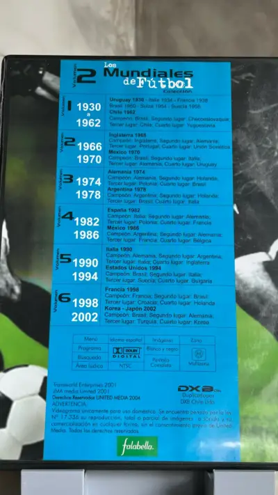 Colección de DVDs Los Mundiales de Fútbol - miniatura 4