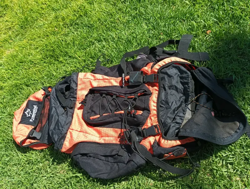 Mochila de senderismo Ferrino Nomad 60L naranja - 1