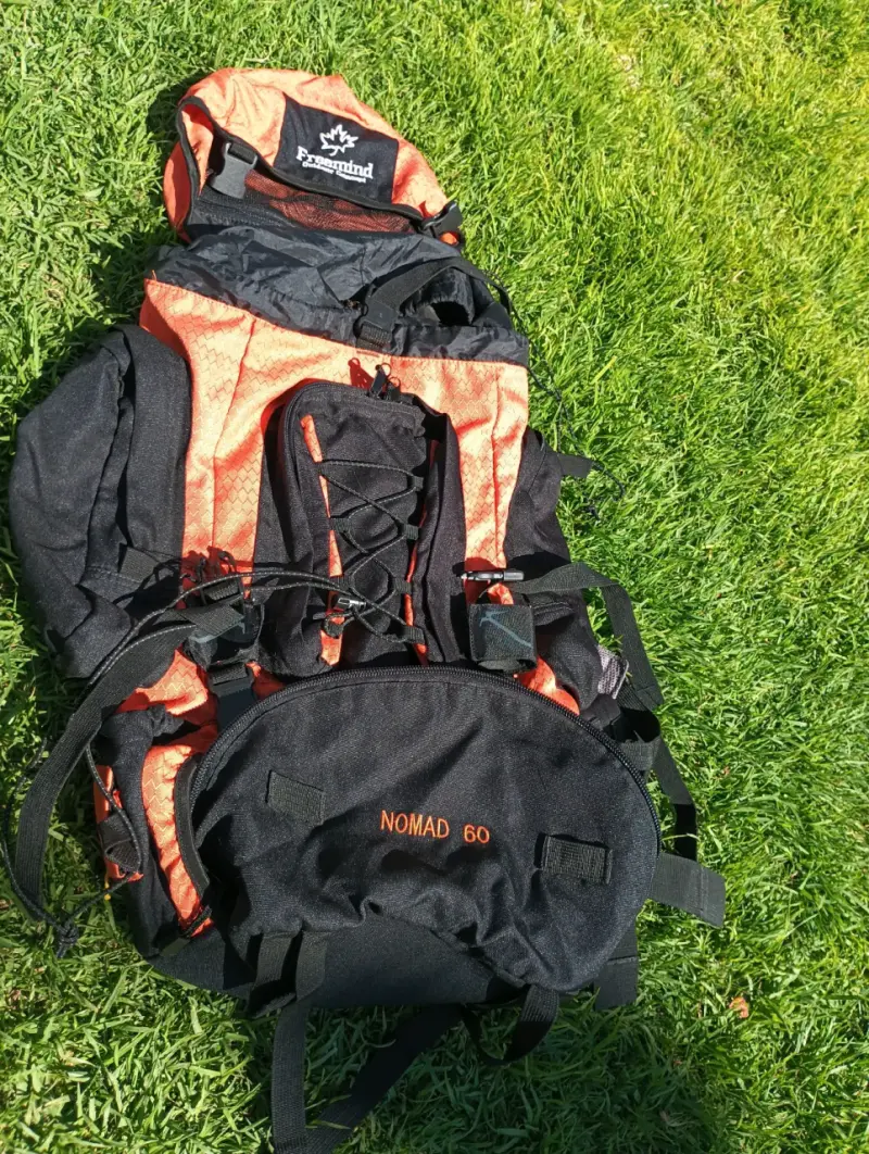 Mochila de senderismo Ferrino Nomad 60L naranja - 2
