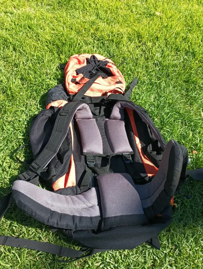 Mochila de senderismo Ferrino Nomad 60L naranja - 3