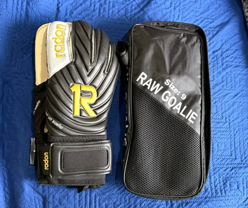 Guantes de arquero negro Raw Goalie - 6