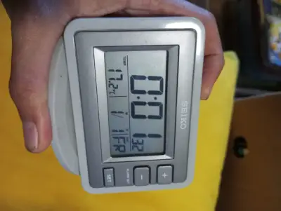 Reloj Despertador Digital Seiko LCD (Alarma, Termó - miniatura 3