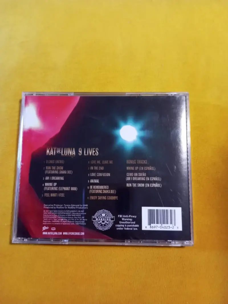 CD Kat DeLuna - 9 Lives (Edición EEUU Original 200 - 3