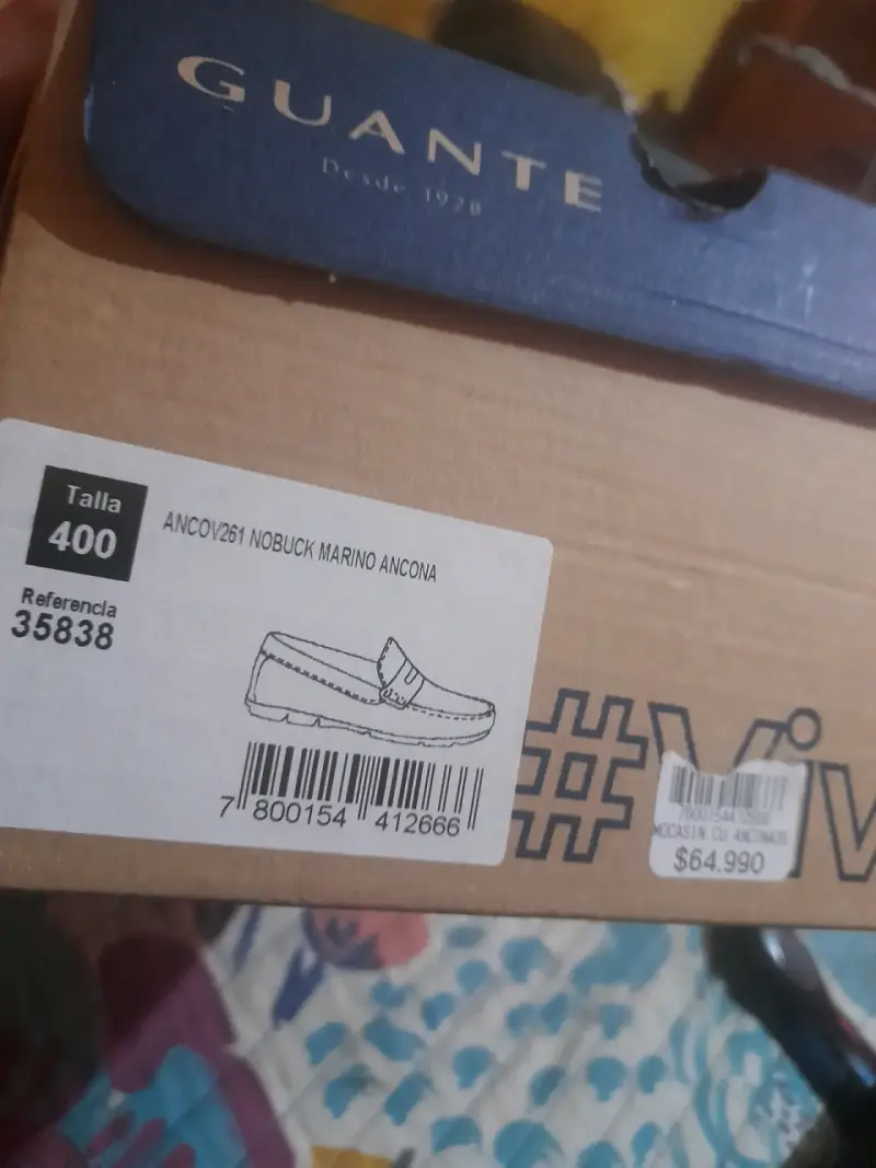 Mocasines de Nobuck Marino Guante Talla 40 - 2