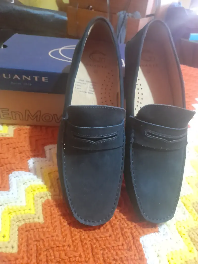 Mocasines de Nobuck Marino Guante Talla 40 - 3