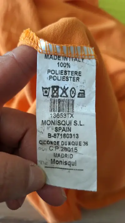 Vestido largo naranja de un solo hombro - miniatura 4