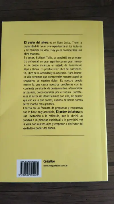 Libro El Poder del Ahora Eckhart Tolle ALTERNATIVO - miniatura 2