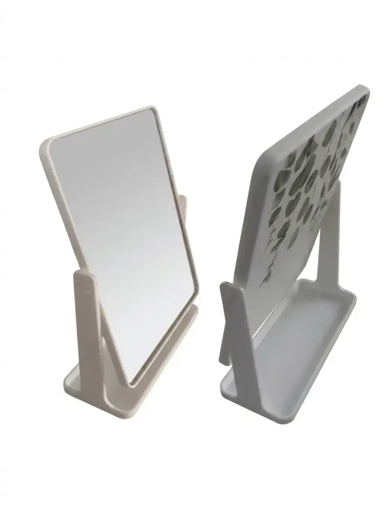 Espejo de Maquillaje Rectangular Blanco - 2