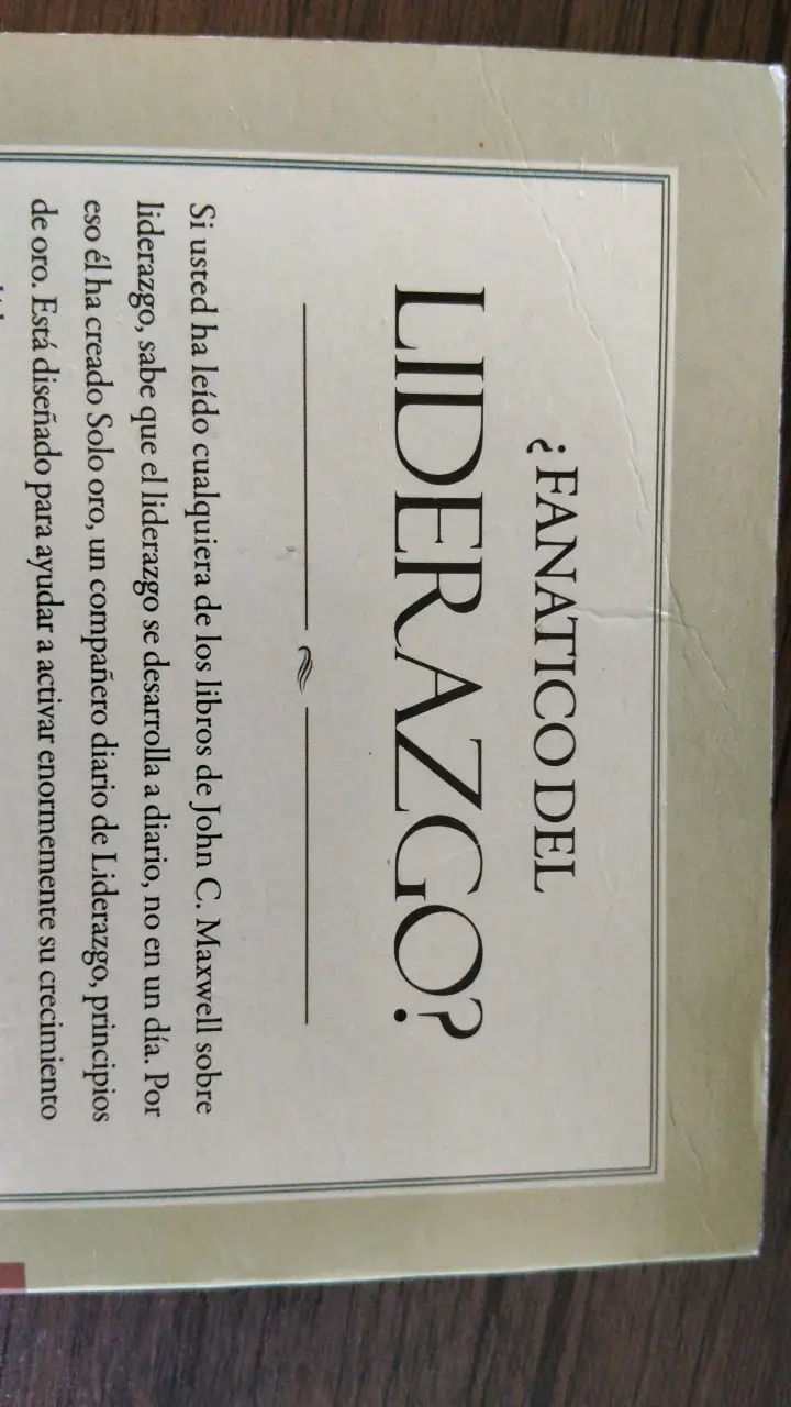 Libro Solo Oro de John C. Maxwell ALTERNATIVO - 4