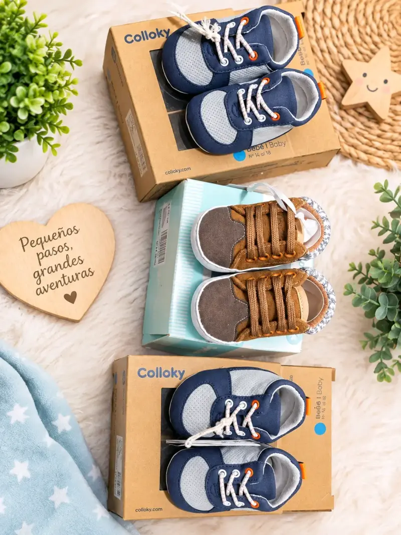 3 por $ 10000 Zapatillas de bebé 14,15 y 16, - 4