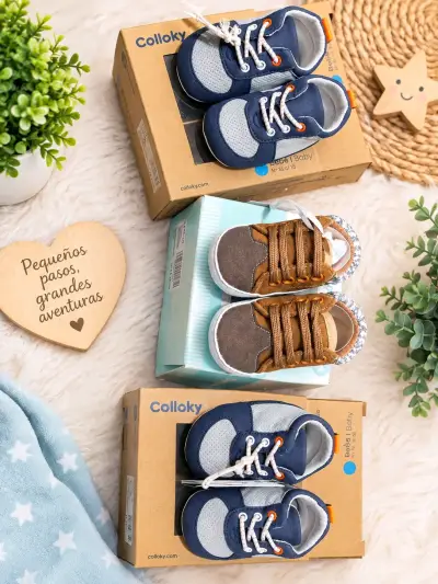 3 por $ 10000 Zapatillas de bebé 14,15 y 16, - miniatura 4