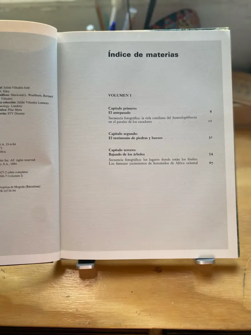 Libro Orígenes del Hombre El Eslabón Perdido Vol I - 3
