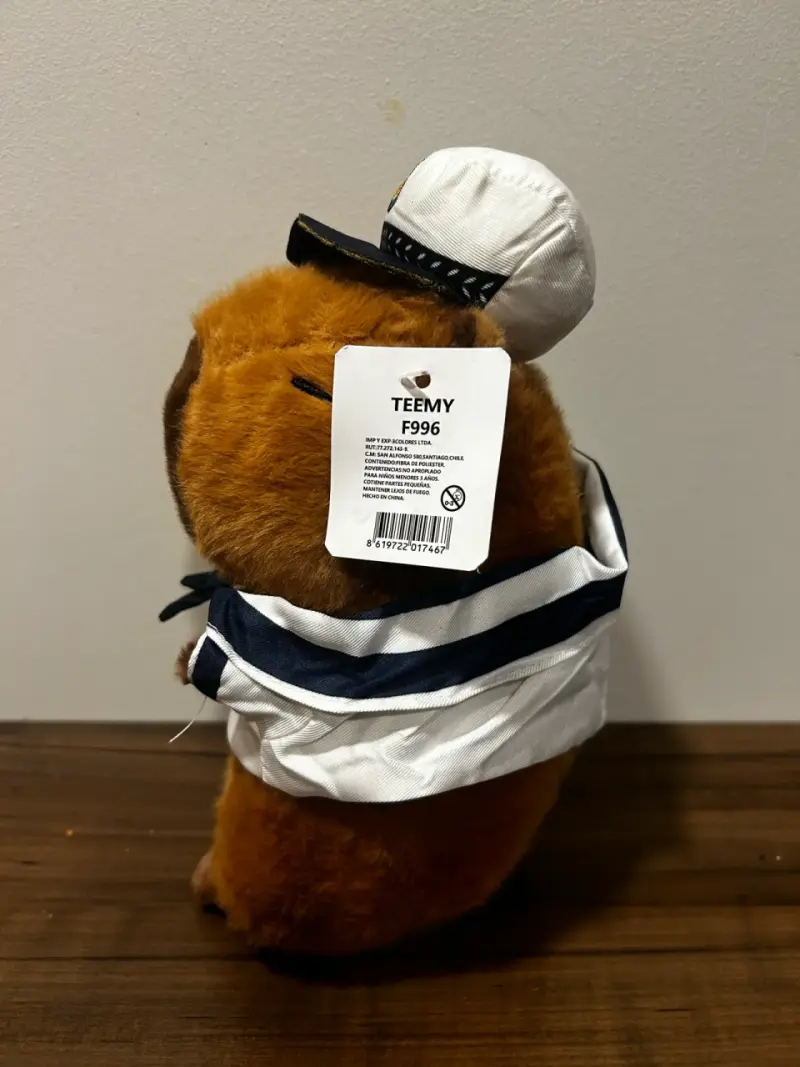 Peluche Capibara Marinero Teemy - 3