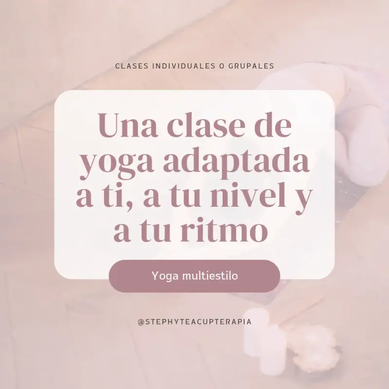 Clases de Yoga personalizadas a ti 🧘🏻♀️ - 1