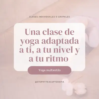 Clases de Yoga personalizadas a ti 🧘🏻‍♀️ - miniatura 1