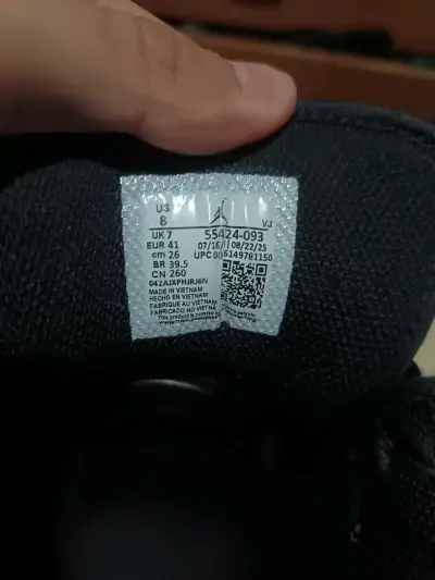 Zapatillas deportivas negras Nike Air Jordan - miniatura 4