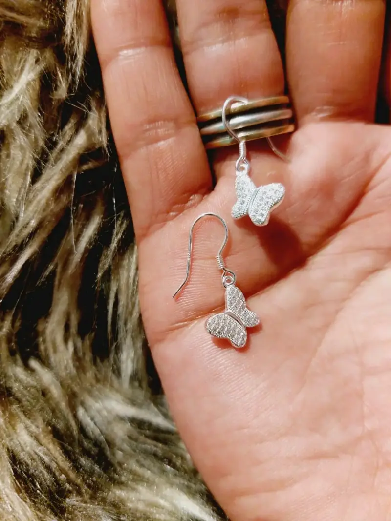 Set de Aros de Plata con Diseños Variados - 5