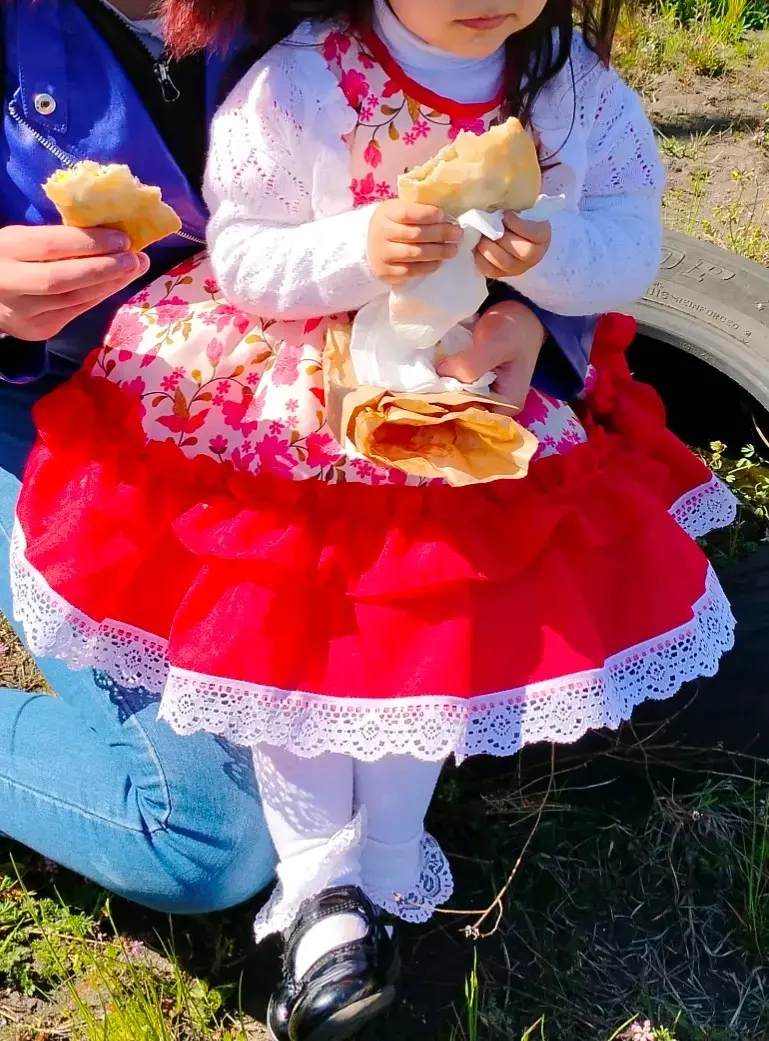 Vestido de huasita para niña talla 2 - 2