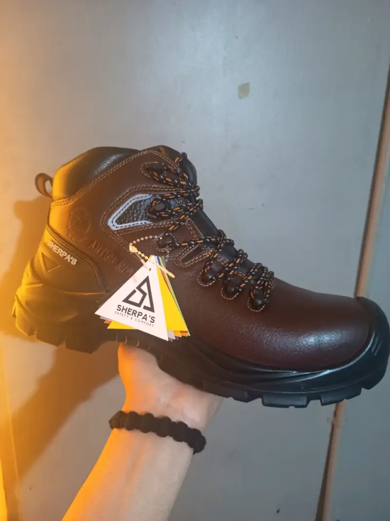 Botas de seguridad marrones Sherpa's resistentes - 3
