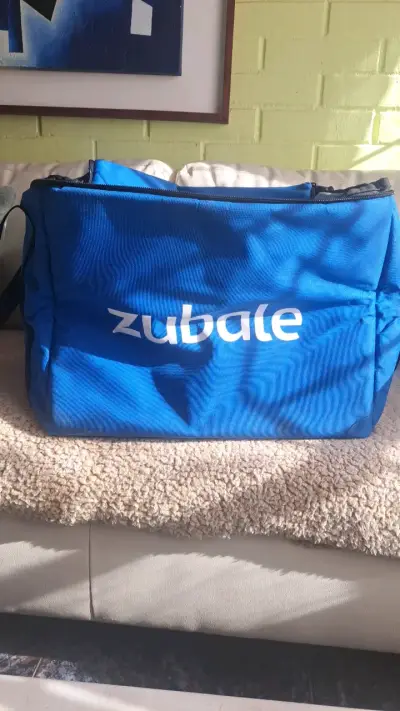 Bolso térmico azul Zubale para delivery - miniatura 1