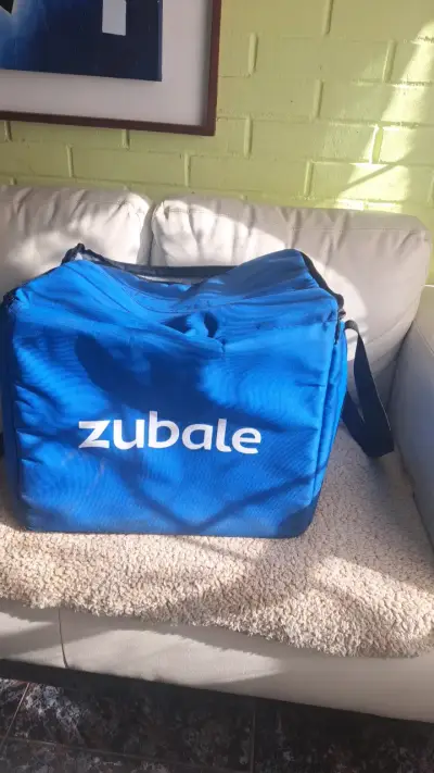 Bolso térmico azul Zubale para delivery - miniatura 4