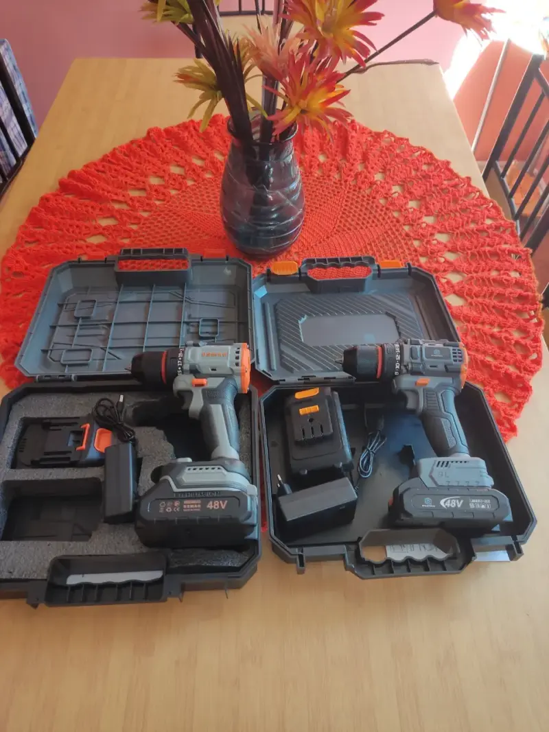 Taladro inalámbrico 48V con batería y cargador