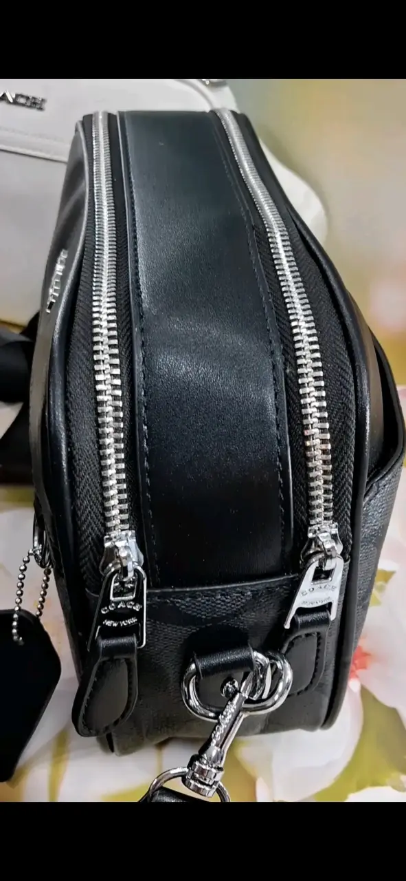 Crossbody Coach negro con logo - 4