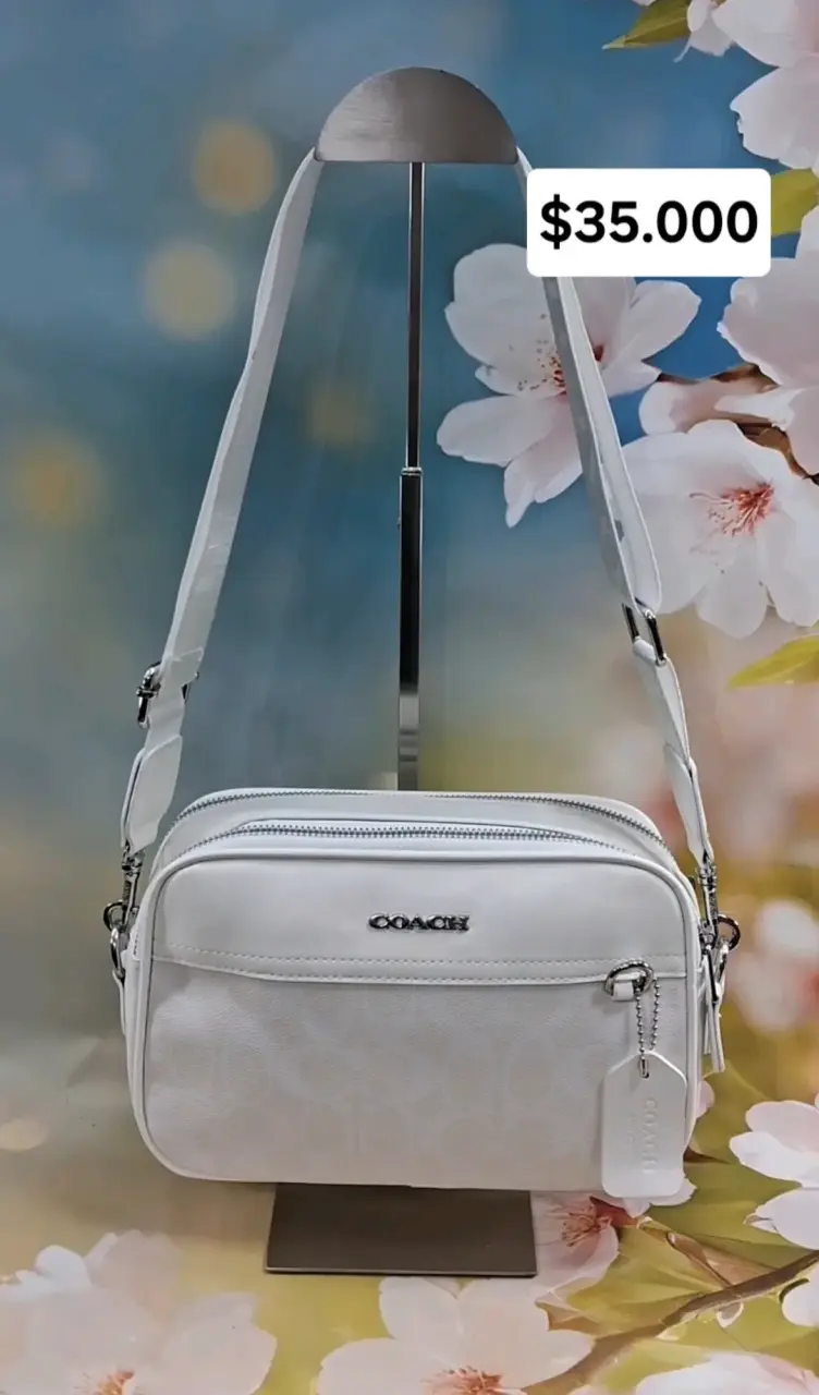 Crossbody Coach negro con logo - 5