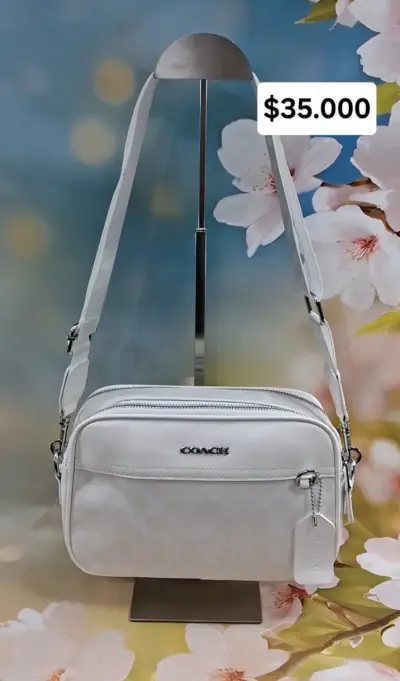 Crossbody Coach negro con logo - miniatura 5