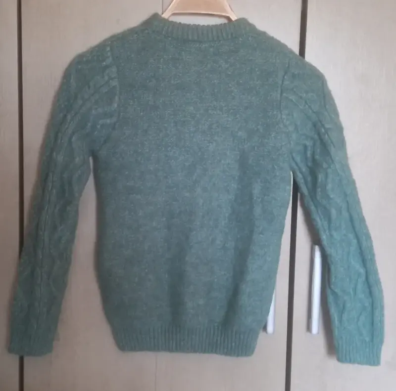 Suéter de lana verde para Niño Talla 8 Tribu - 3