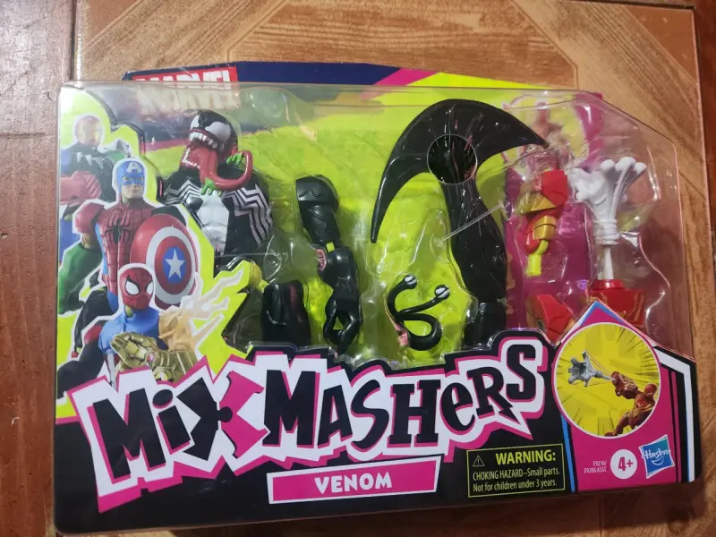 Figura de acción Mix Mashers Venom Marvel - 1