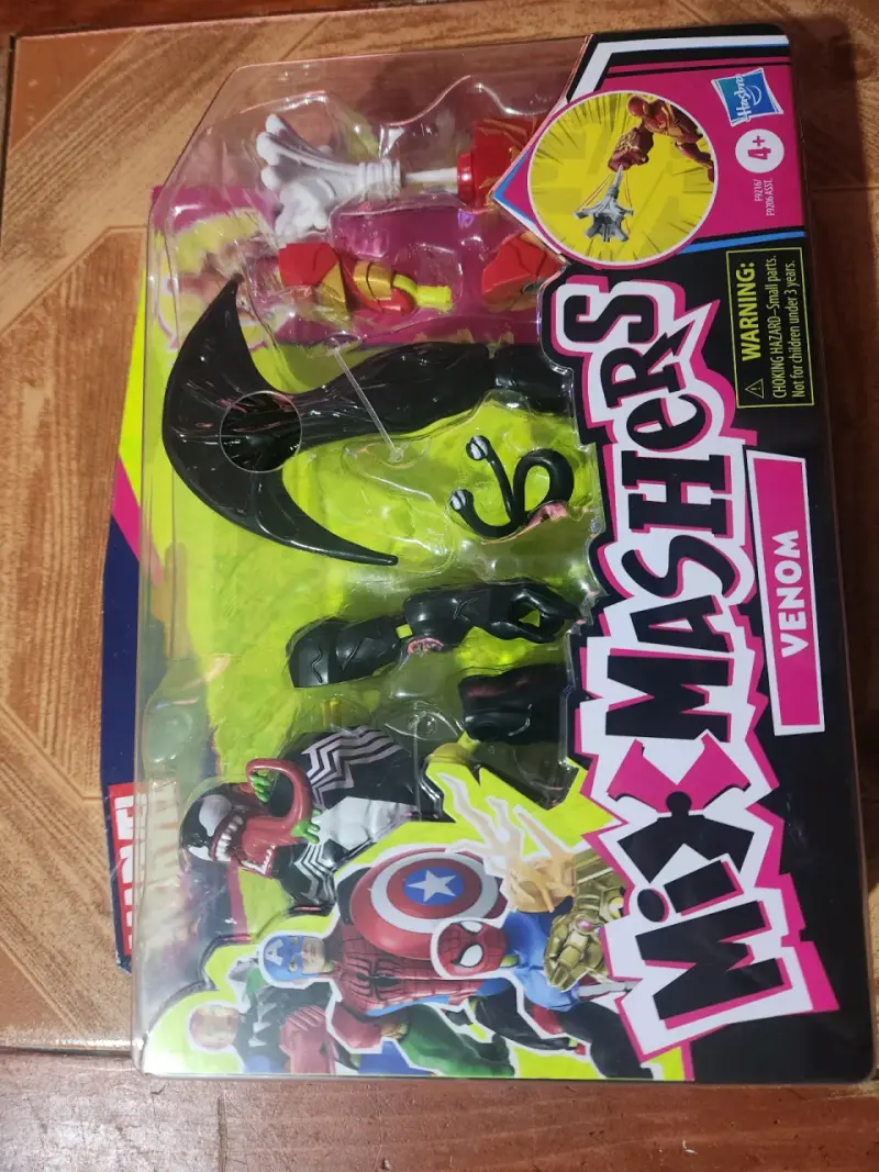 Figura de acción Mix Mashers Venom Marvel - 2