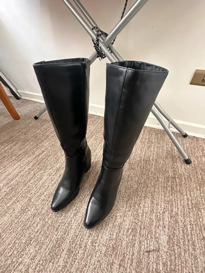 Botas negras de poliuretano para mujer - 2