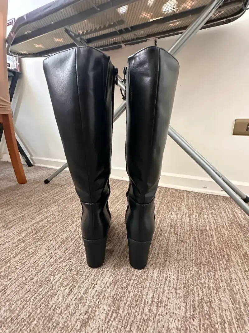 Botas negras de poliuretano para mujer - 3