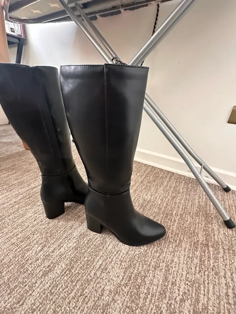Botas negras de poliuretano para mujer - 5