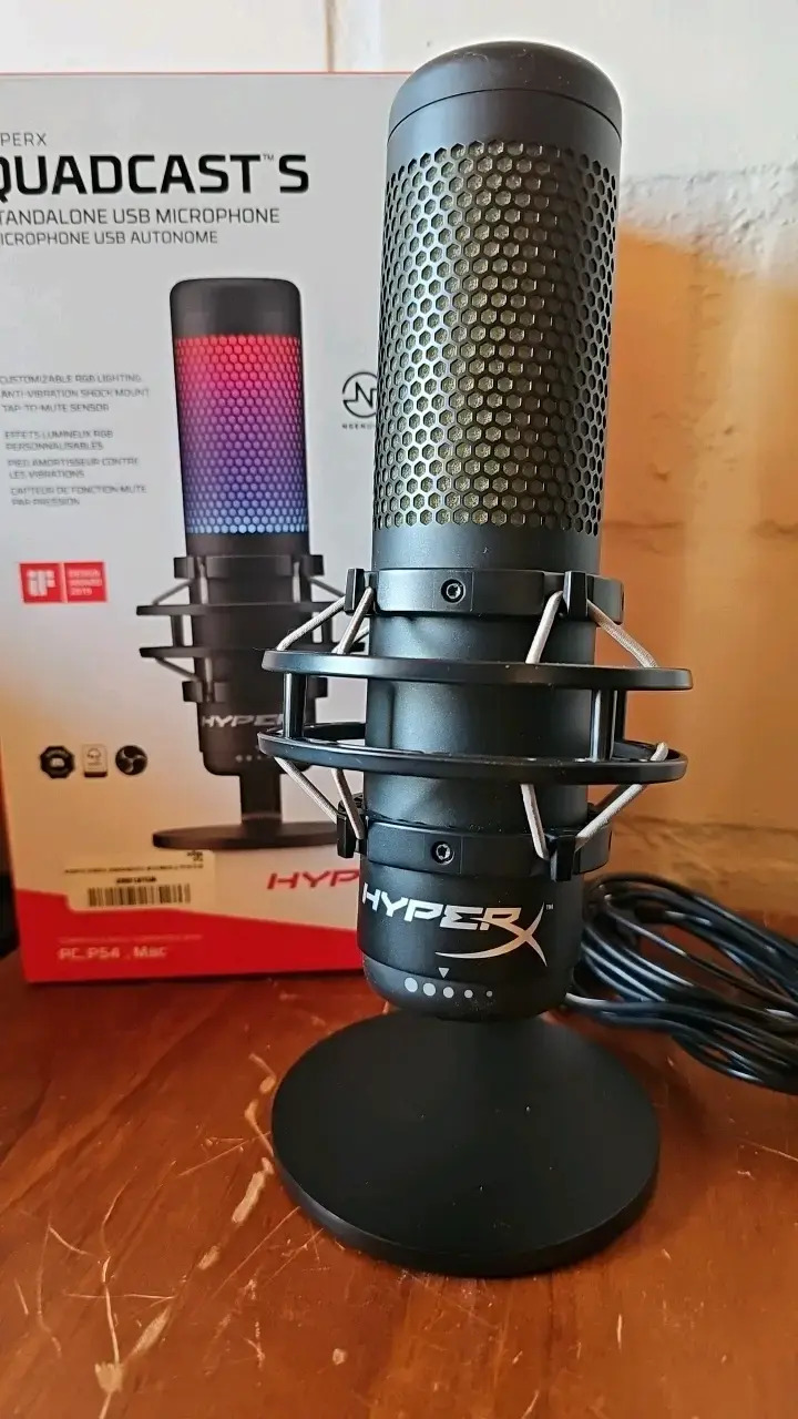 Micrófono USB HyperX QuadCast S RGB - 1
