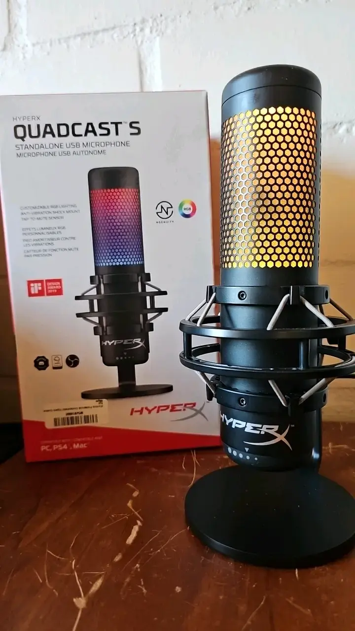 Micrófono USB HyperX QuadCast S RGB - 2