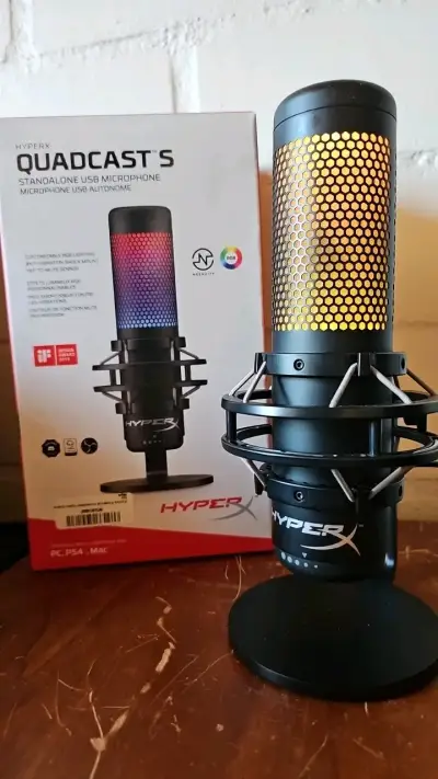 Micrófono USB HyperX QuadCast S RGB - miniatura 2