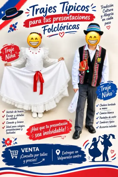Trajes típicos folclóricos para presentaciones - miniatura 1