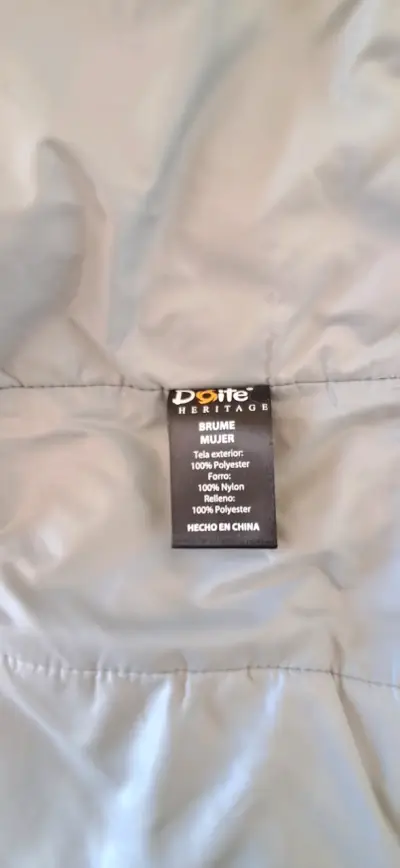 Chaqueta impermeable gris Doite Heritage - miniatura 5